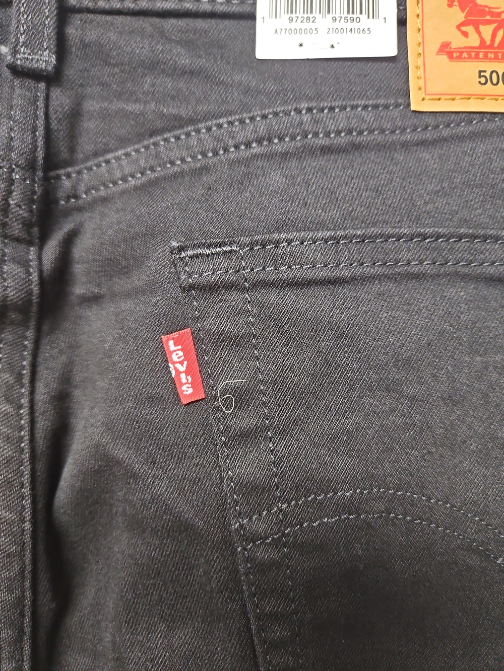 Levi's Men's Black 506 Comfort Straight Jeans Size 34x30 NWT - Picture 4 of 8